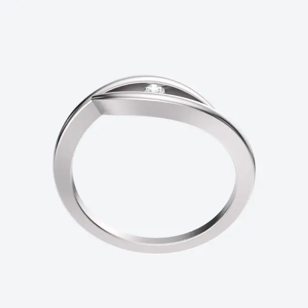 Silver Engagement Ring
