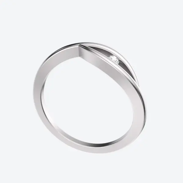 Silver Engagement Ring - Image 3