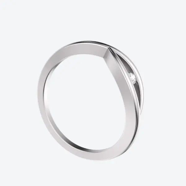 Silver Engagement Ring - Image 2